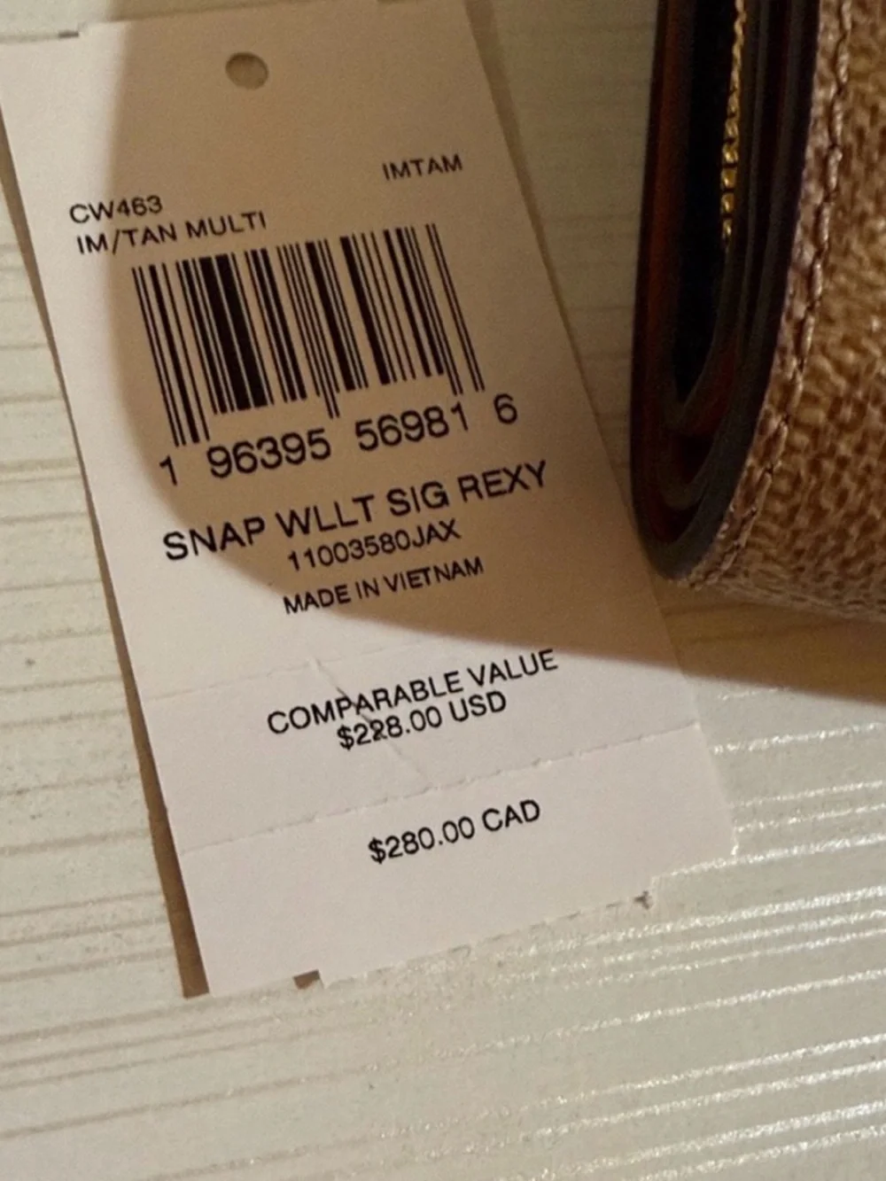 Coach Rexy signature collection wallet *nwt!!! - Picture 4 of 11